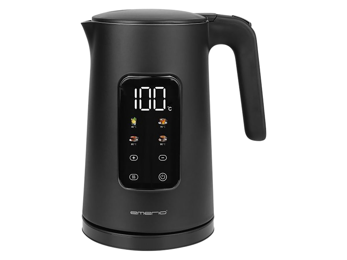 EMERIO Wasserkocher WK-132229, 1,7 l, 2200 W, Schwarz