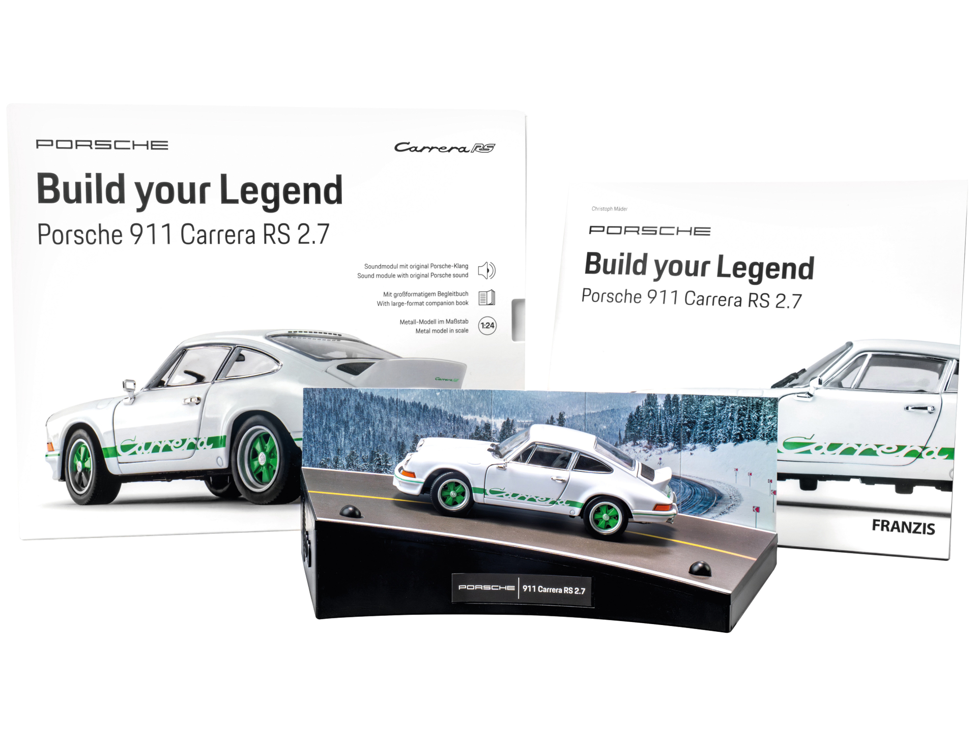 Franzis Porsche Carrera RS Legend Kit de Modèle Réduit