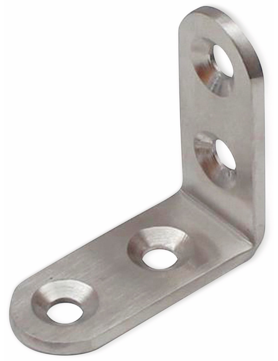 Pollin-choice - Winkelverbinder Edelstahl 40x40x17 mm
