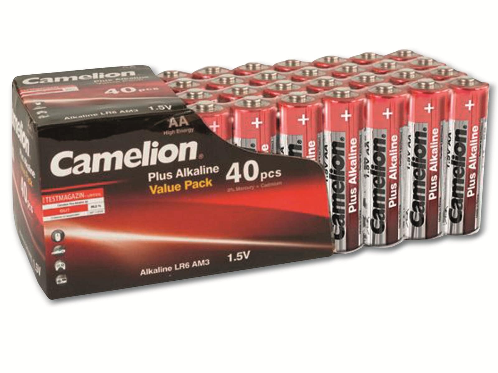 Image of CAMELION Mignon-Batterie-Set Plus Alkaline, 40 Stück