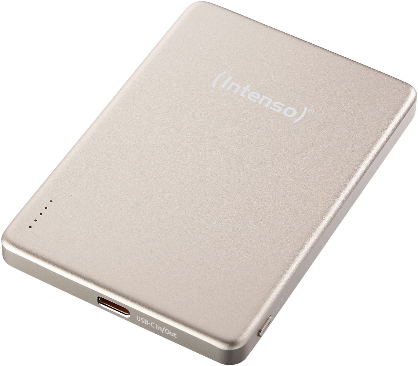 INTENSO Powerbank Magnetic Wireless, MW 5000, 5000 mAh, champange