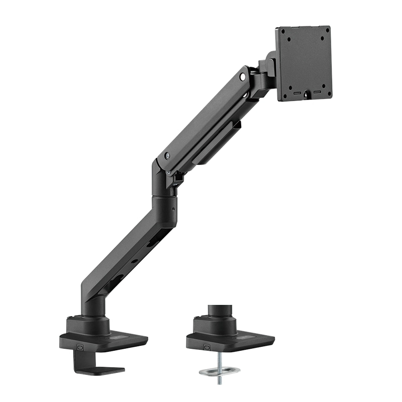 LOGILINK Monitorhalterung BP0168 17-49 Gasdruckfeder, Flat & Curved, Aluminium