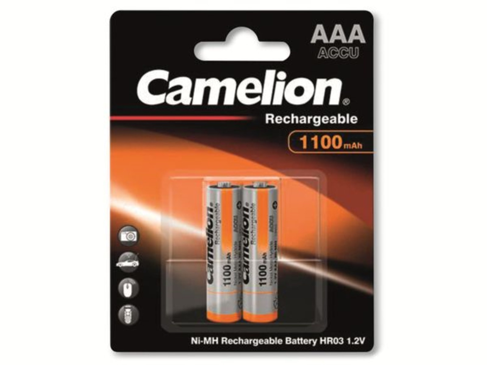 Image of CAMELION Micro-Akku, NiMH, 1100mAh 2 Stück