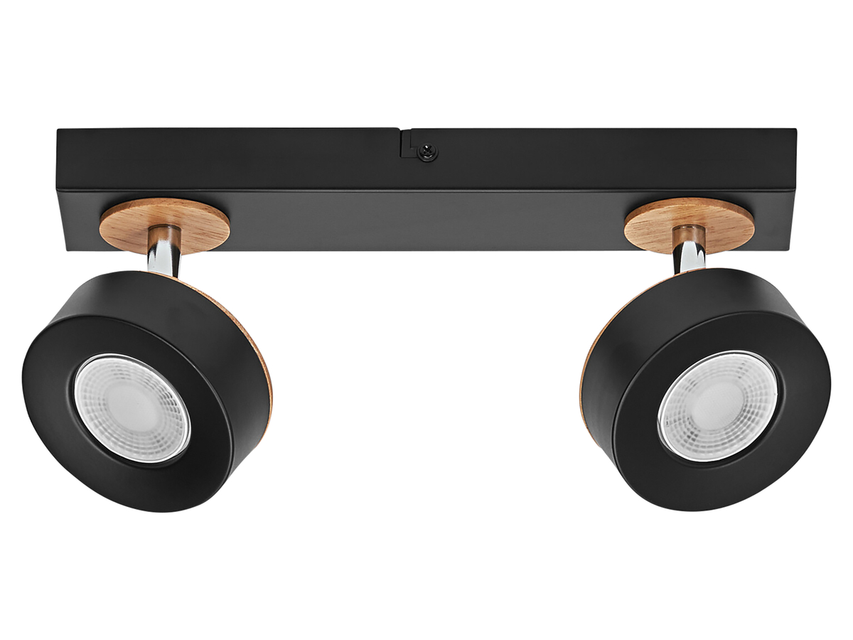 LEDVANCE LED-Deckenleuchte 4058075833418, 9,6W, 615lm, 3000K, schwarz