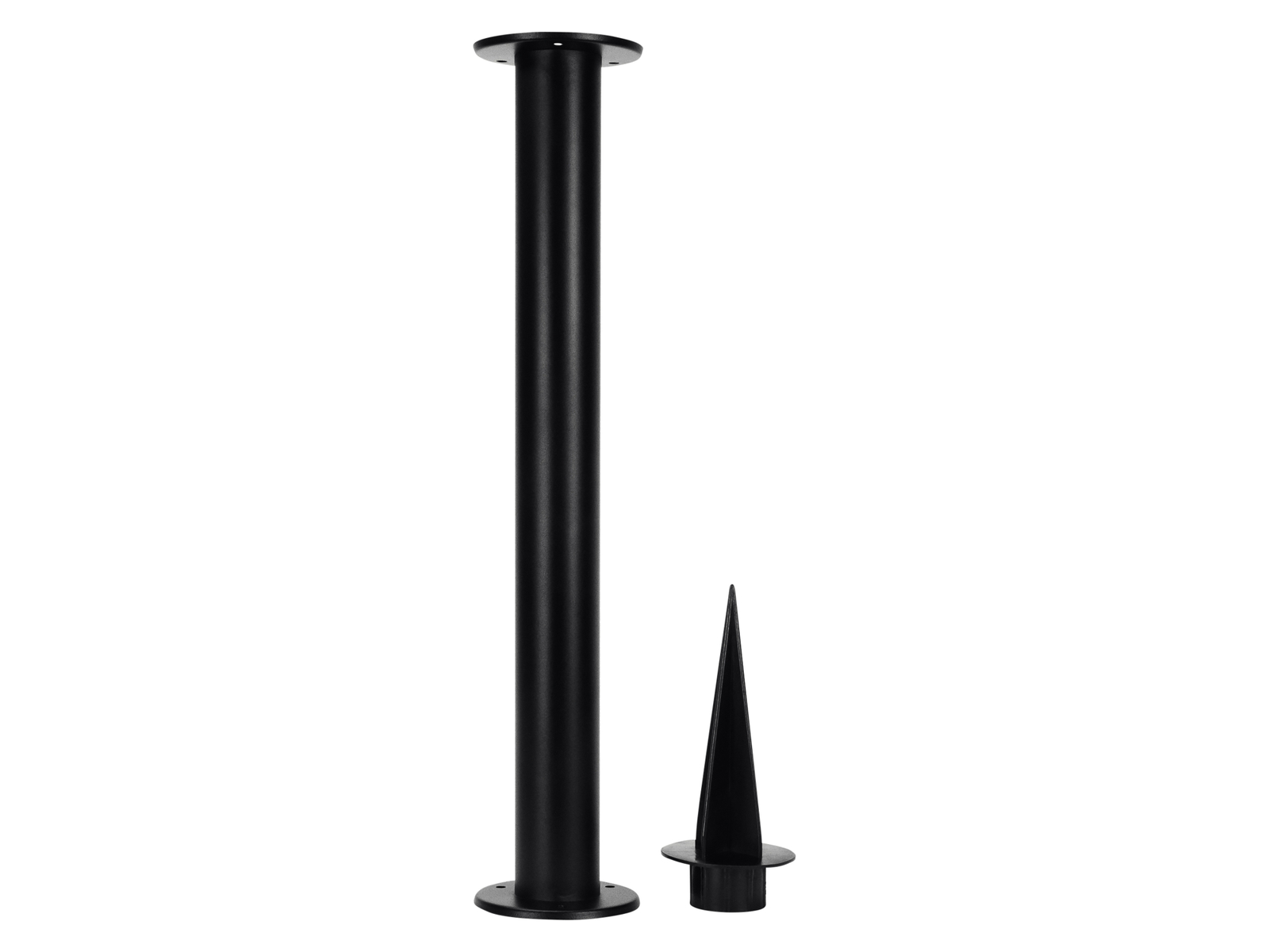 Image of BRENDZ M&M Erdspieß Floor Mount Black, 50 cm, schwarz
