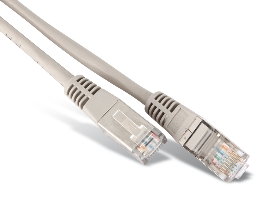 S-IMPULS CAT.5e Patchkabel, 1m, grau
