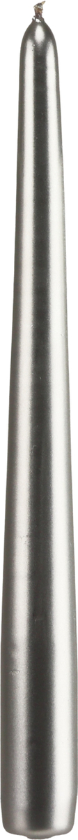 12 Stück Wiedemann Kerzen 204049.027 silber 250x25mm (HxØ) ca. 8 Stunden Brenndauer 4009406403596 Wiedemann