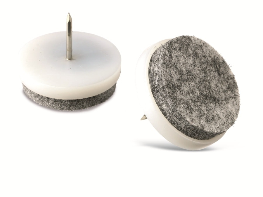 MASTERPROOF Filzgleiter mit Nagel, Ø 20 mm, 8 Stück