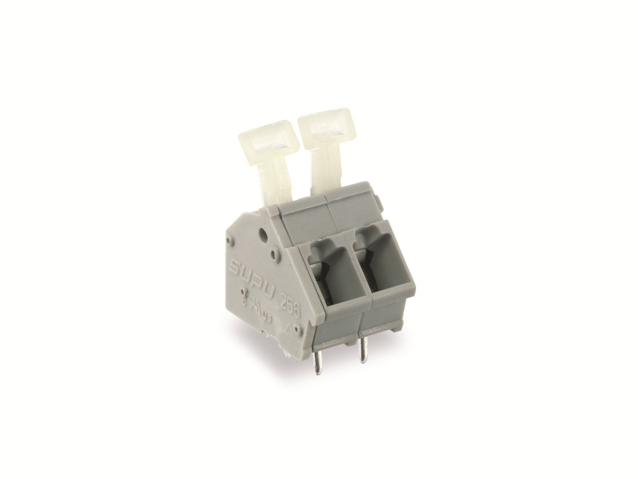 Leiterplattenklemme SUPU 256302, 2-polig, RM 5, 16 A/250 V