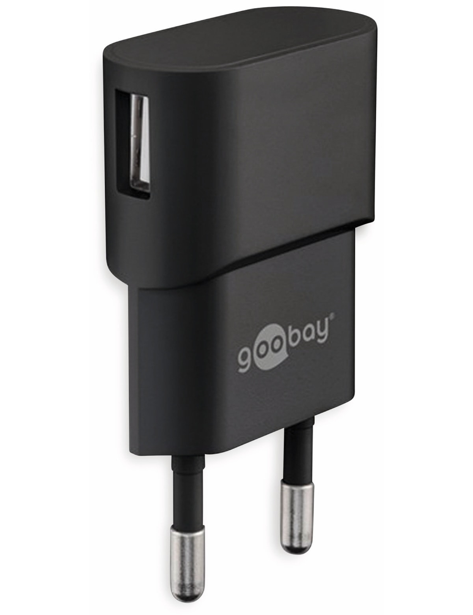 Image of GOOBAY 44947 - USB-Ladegerät, 5 V, 1000 mA, schwarz