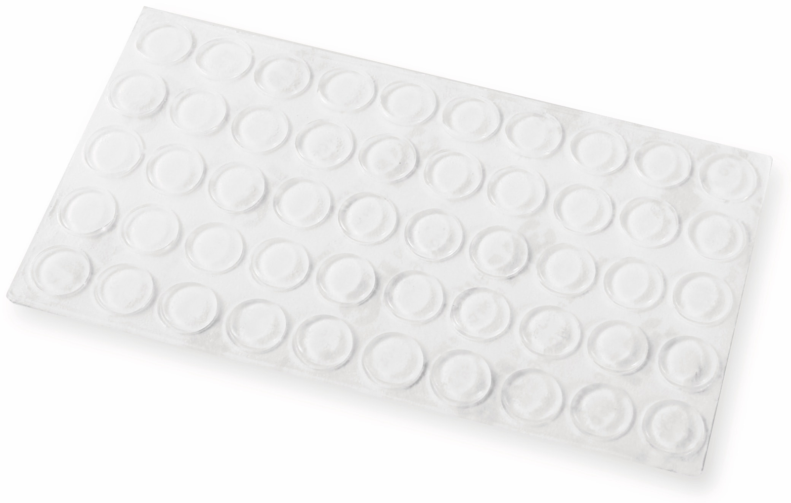 Pollin-choice - Gerätefuß 10x3mm selbstklebend transparent 50St