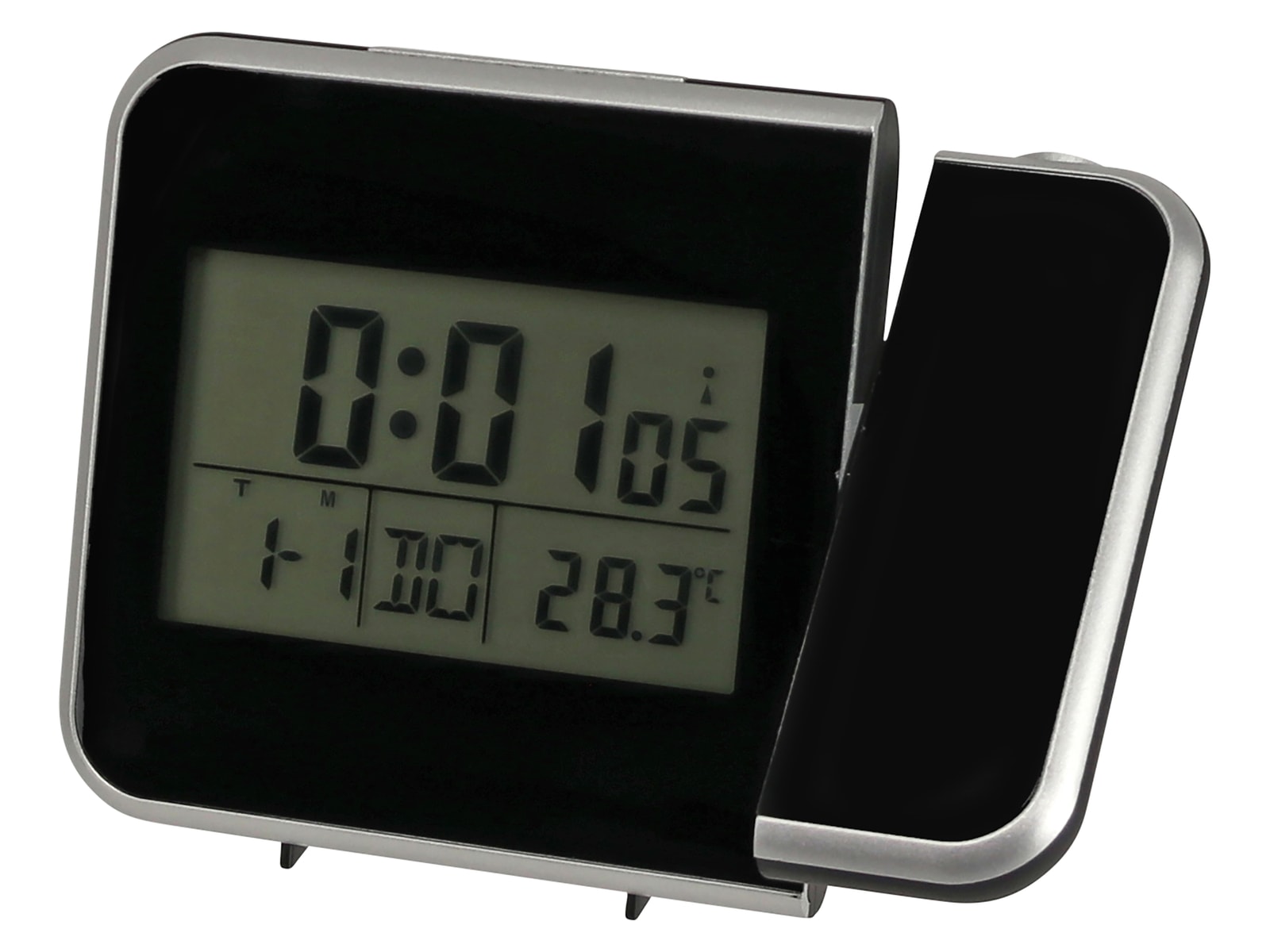Digitale Funkuhr 9663, Datumsanzeige, Temperaturanzeige