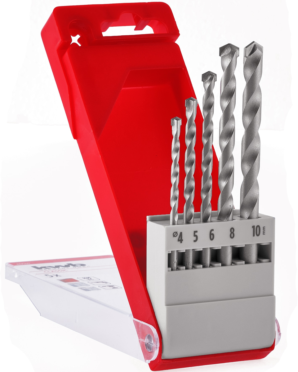 KWB Steinbohrer-Set, 37500, 4-10 mm, 5-teilig