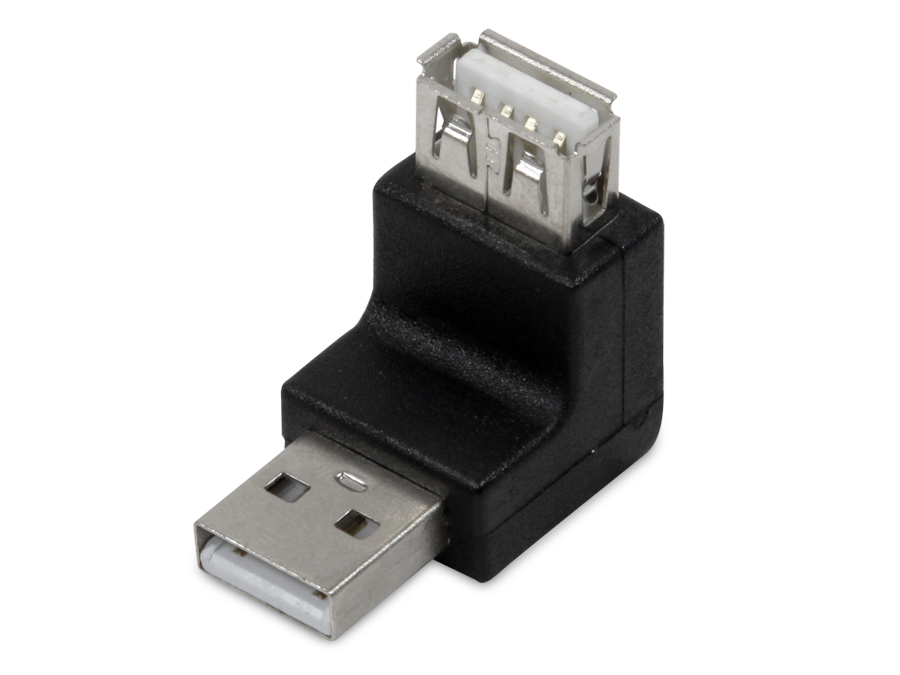Image of GOOBAY 68920 - USB 2.0 Adapter A Stecker > 90° A Buchse