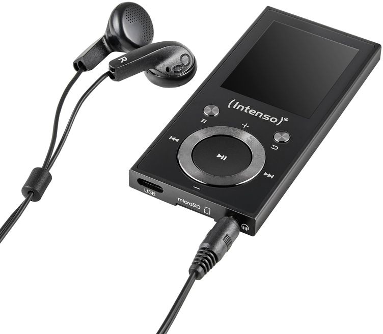 INTENSO MP3-Videoplayer 3717490, Video Scooter BT, 64GB, 4,6 cm (1,8"), schwarz