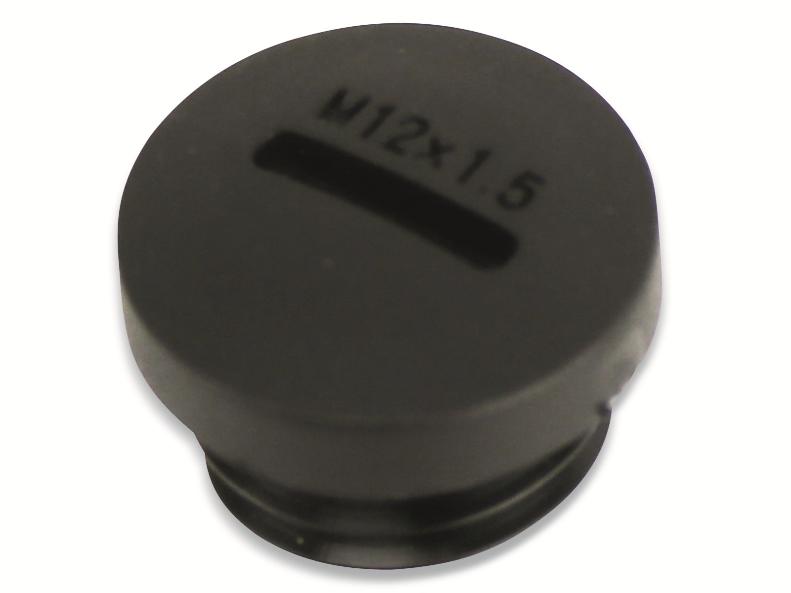Verschlussschraube metrisch M12 schwarz - KSS