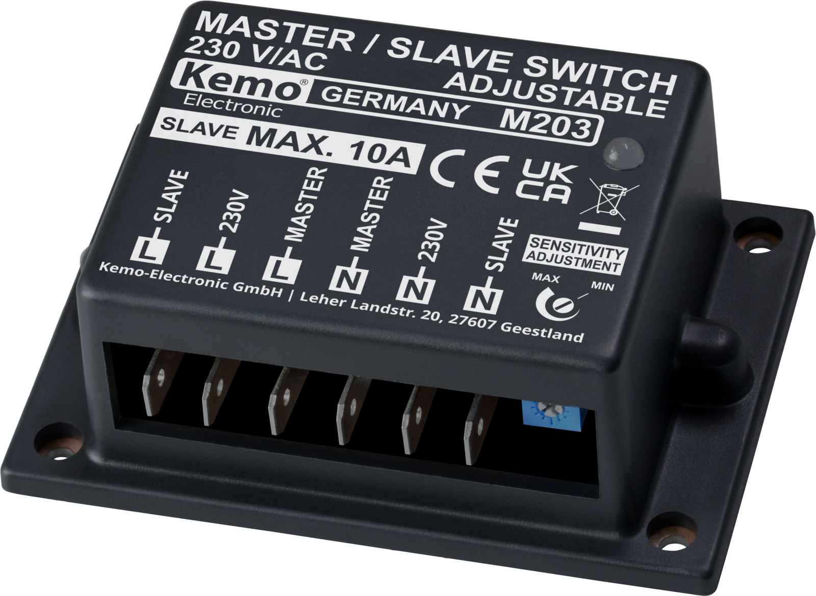 Master Slave Schalter M203 230 v ac - einstellbar - Kemo