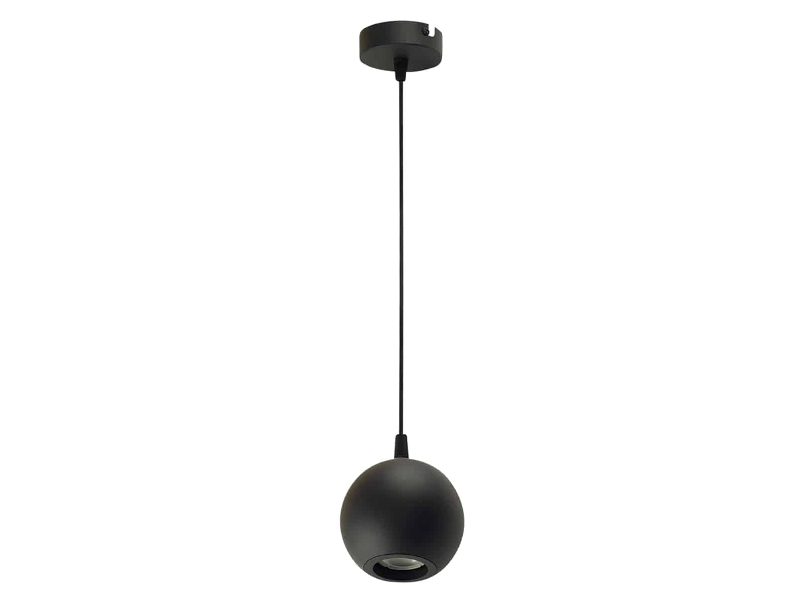 Image of ELED 700130 - Pendelleuchte, GU10, rund, schwarz