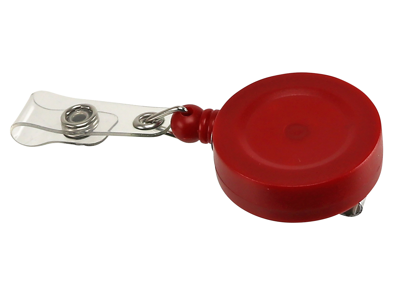 Kartenhalter JoJo, rot, mit Gürtelclip