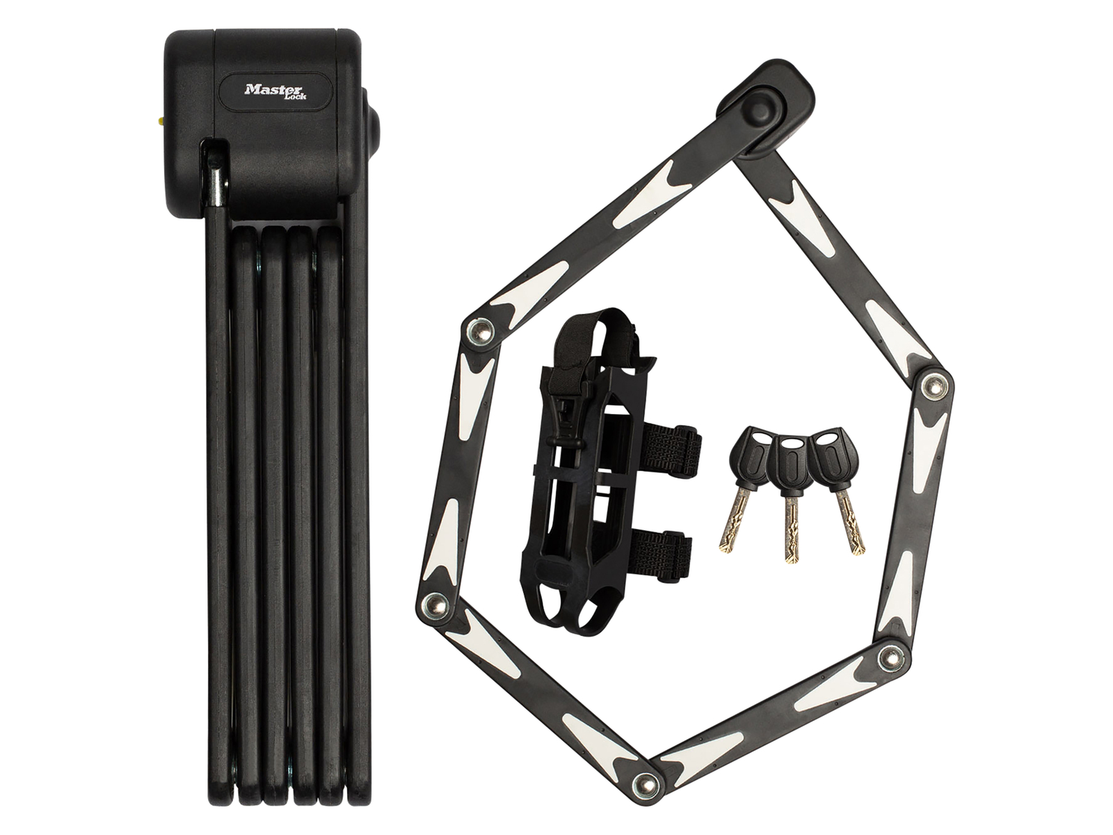 MASTERLOCK Faltschloss VdS mit Schlüssel 8333EURDPRO, 950 mm