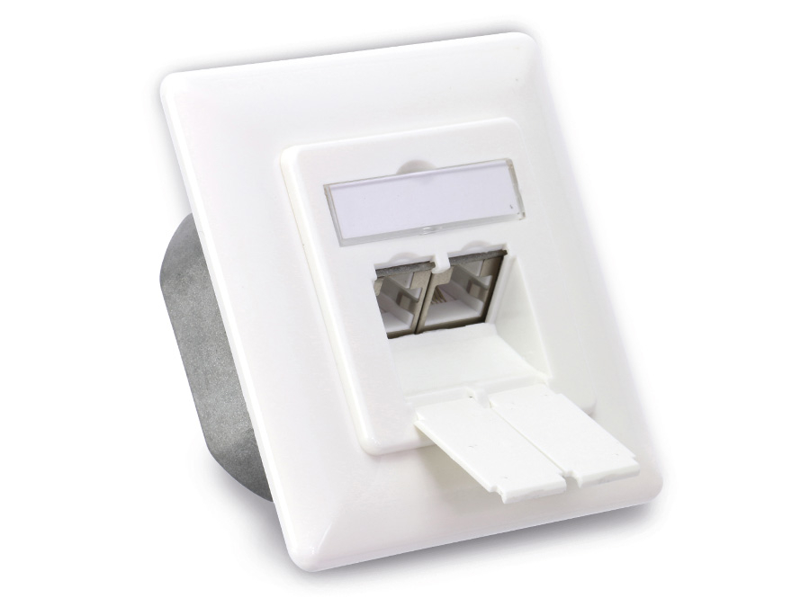 LOGILINK CAT.6a Datendose UP, reinweiß