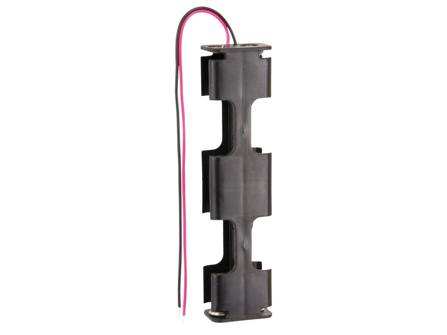 Image of Batteriehalter, 4x Mignon, Anschlusslitzen