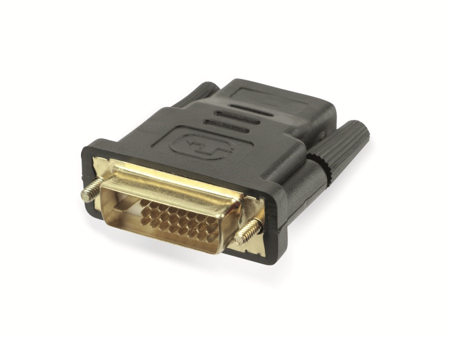 Image of S-IMPULS HDMI-Adapter, A-Kupplung/DVI-Stecker