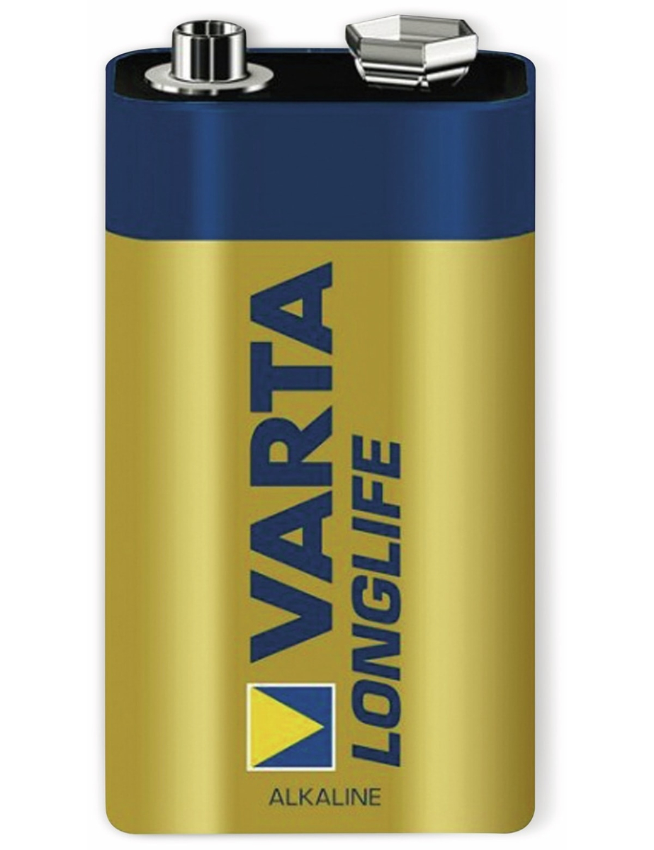 Image of VARTA 9V-Blockbatterie LONGLIFE, 1St.