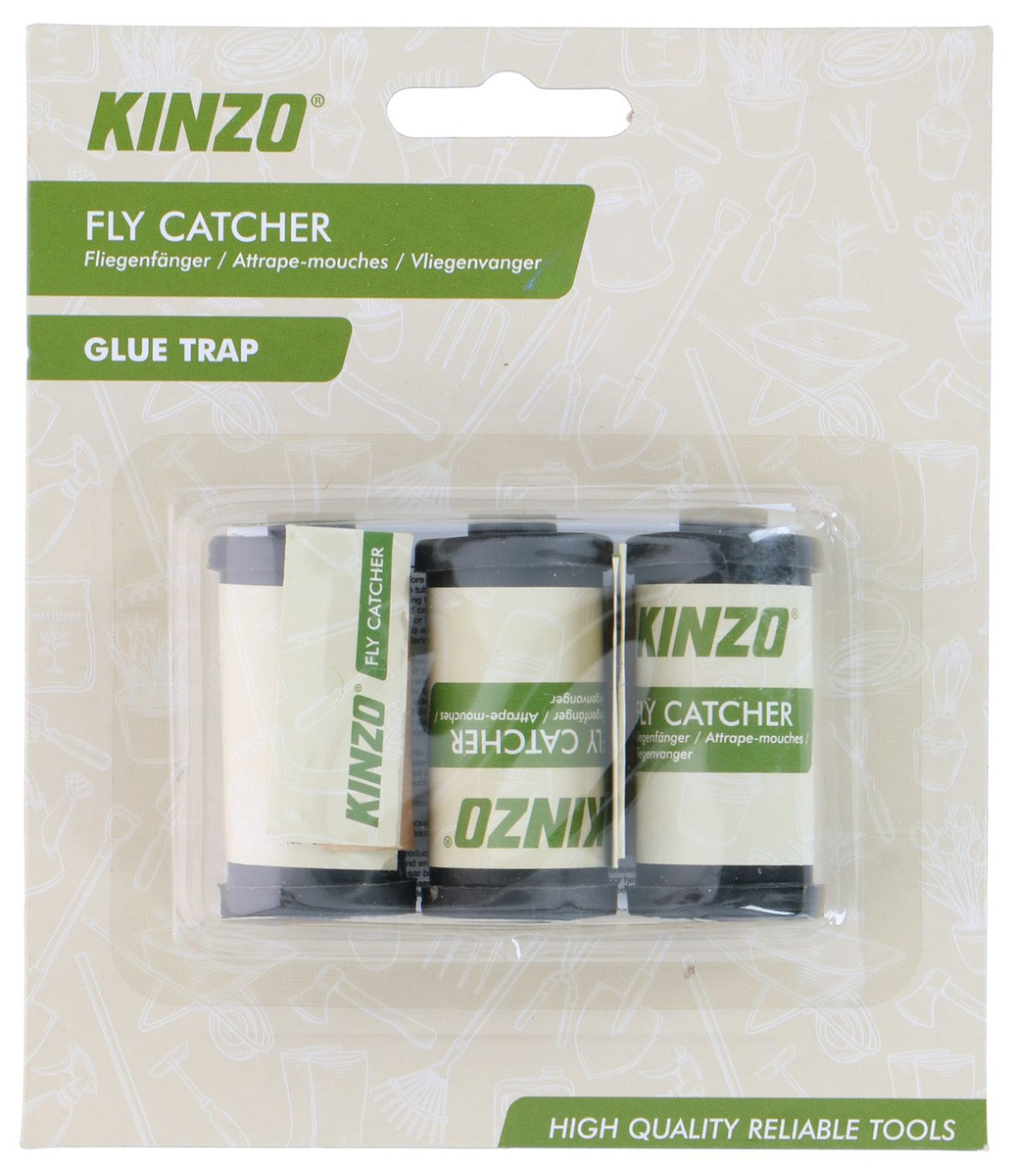 KINZO Fliegenfänger, 3 Stück