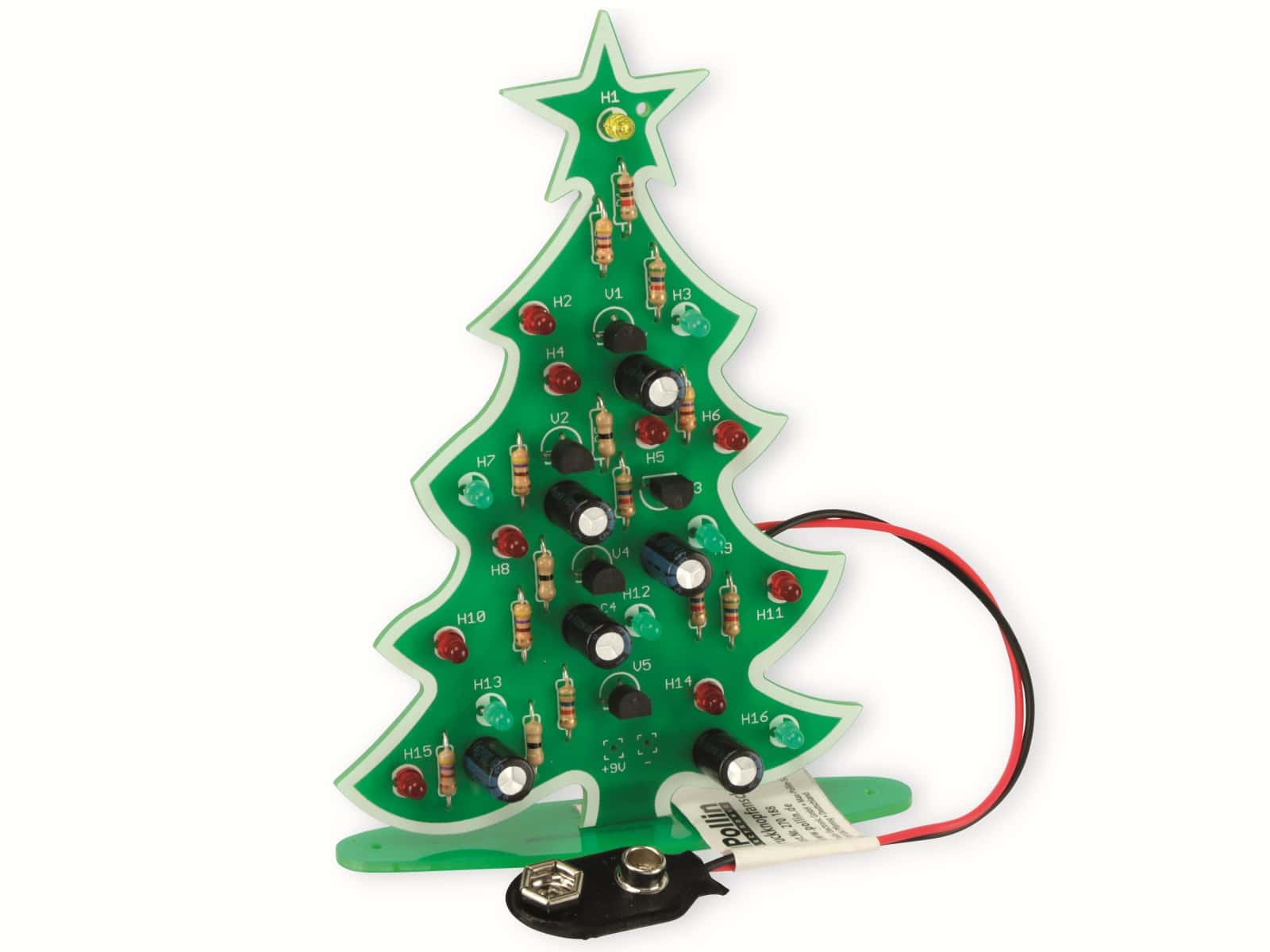 Pollin-bausatz - Bausatz Weihnachtsbaum V10