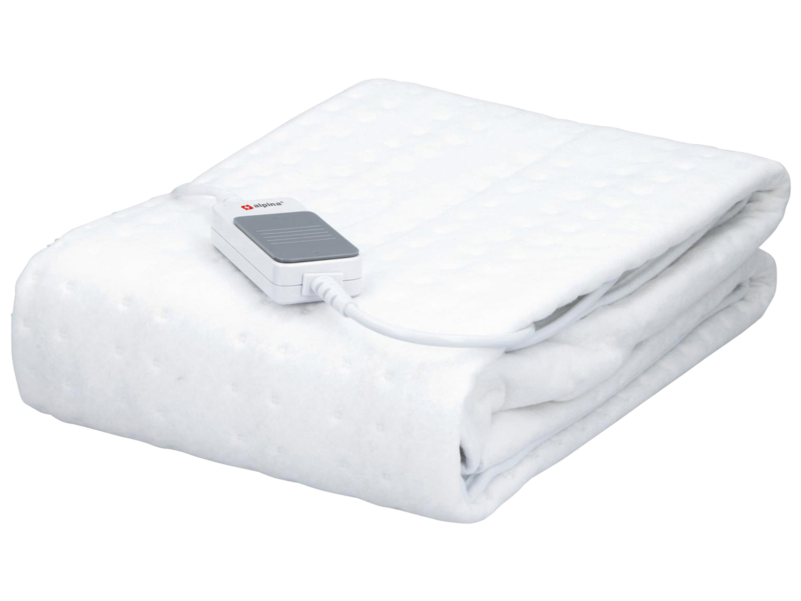 alpina Electric Blanket - Wärmedecke - 3 Stufen - mit Fernbedienung - waschbar - 1-Person