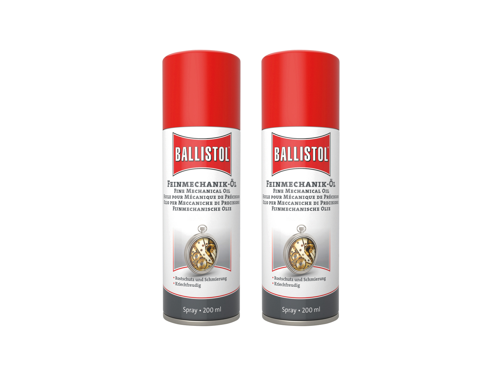 Image of BALLISTOL Feinmechanik-Öl Spray, 200 ml, 2 Stück