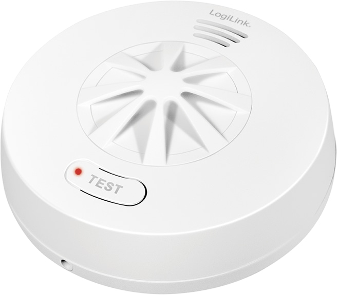 LOGILINK Hitzemelder SC0232, Klasse A1, 85 dB-Alarm, akustisch/optisch