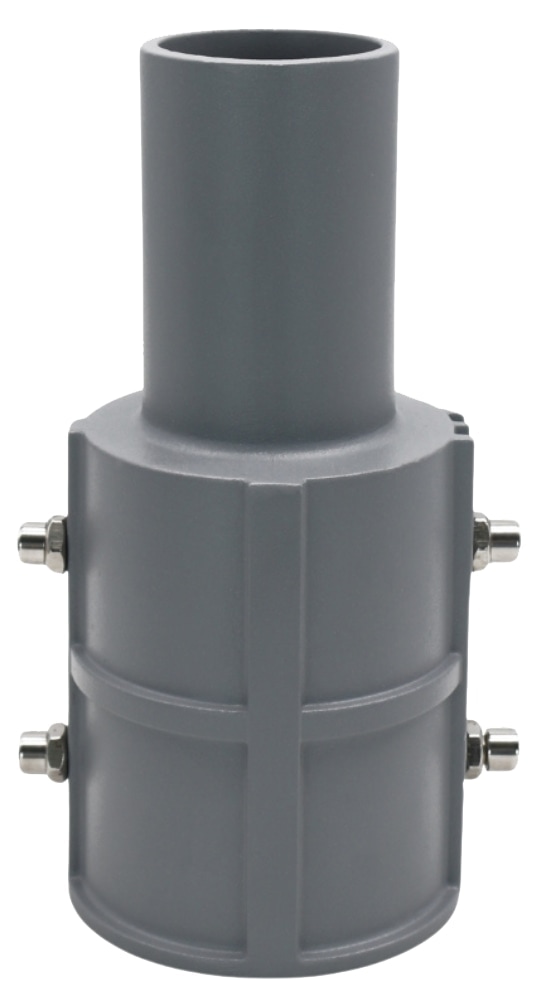 ENOVALITE Straßenleuchten Adapter, 80 zu 60 mm, grau