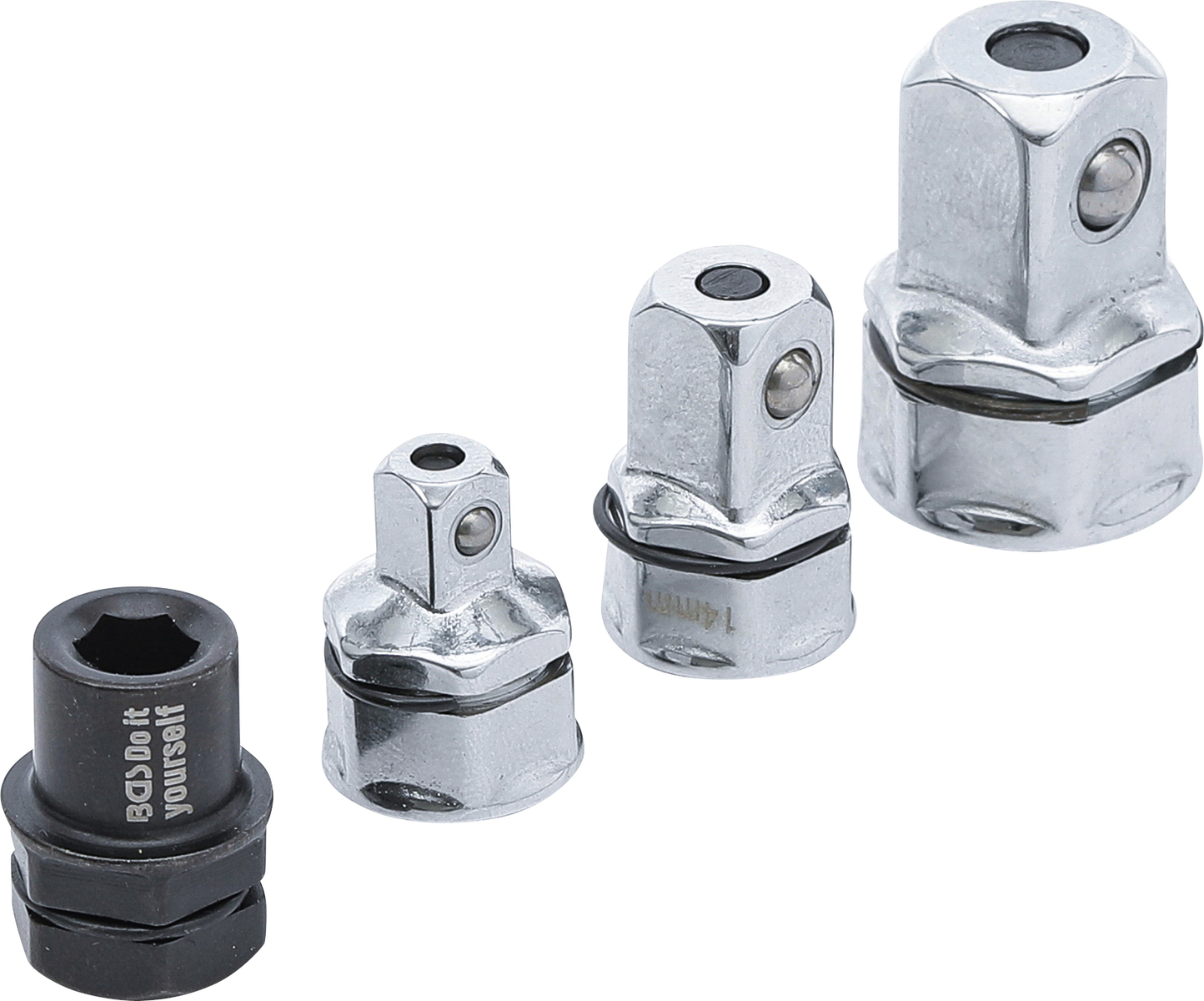 Image of BGS TECHNIC Adapter-Satz für Ratschen-Ringschlüssel, 4-teilig