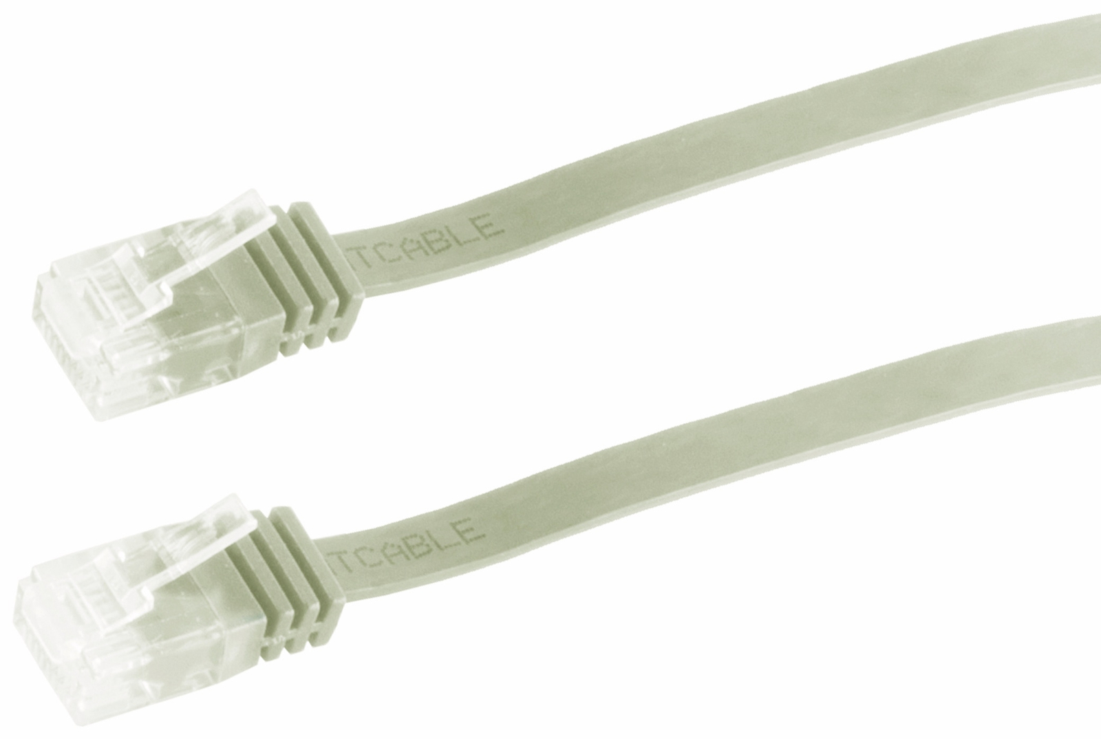No_name - CAT6 Patchkabel Flachkabel u utp grau 15 m