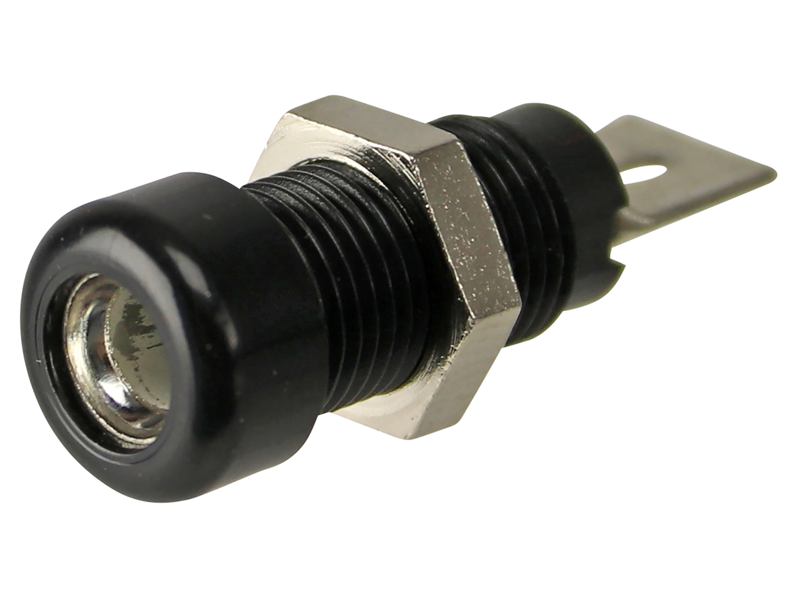 SCHÜTZINGER Einbaubuchse IBU9213SW, 4 mm, schwarz