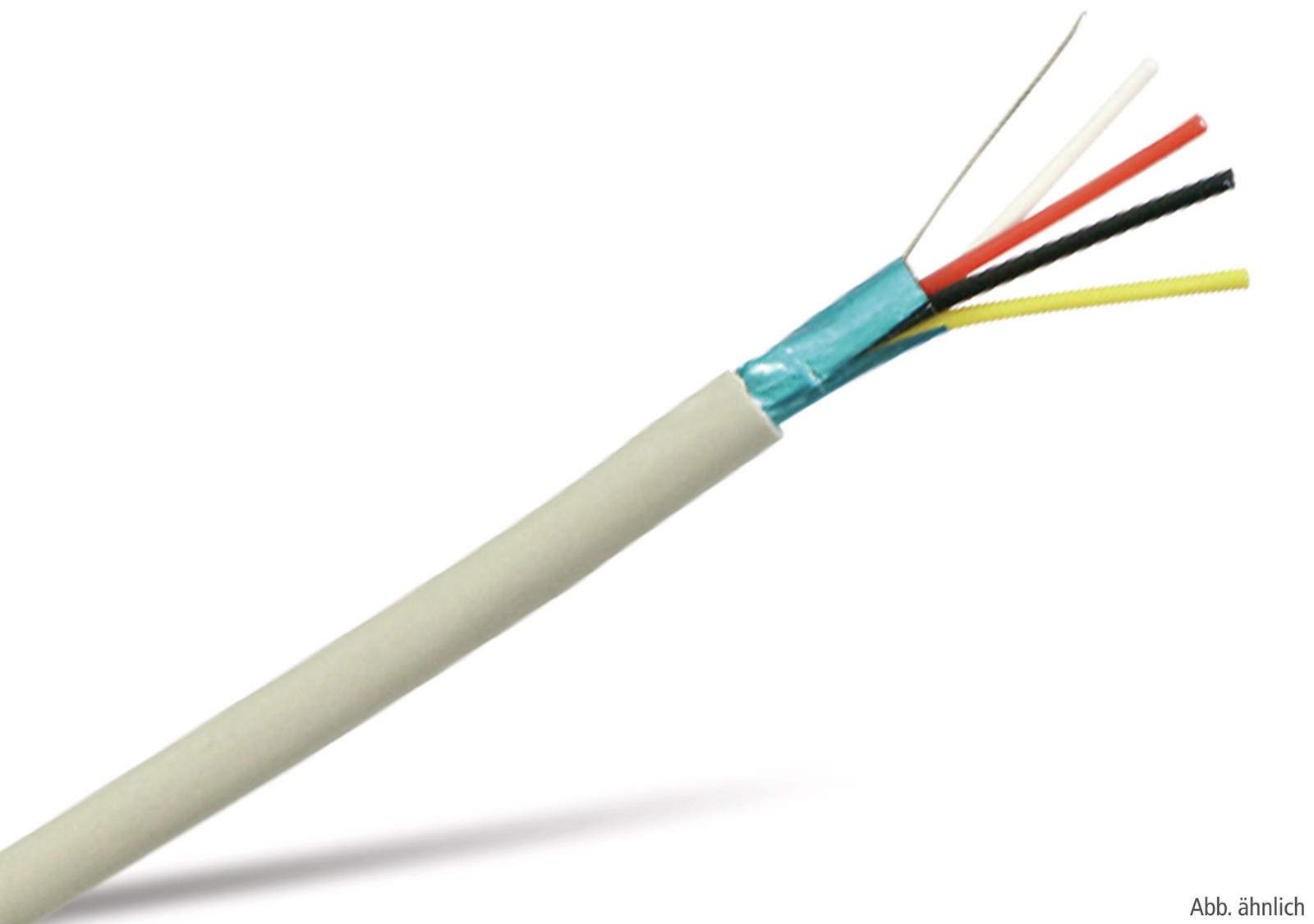 S-IMPULS Telefon-Verlegekabel J-Y(ST)Y, 8x2x0,6 mm, 50 m, grau