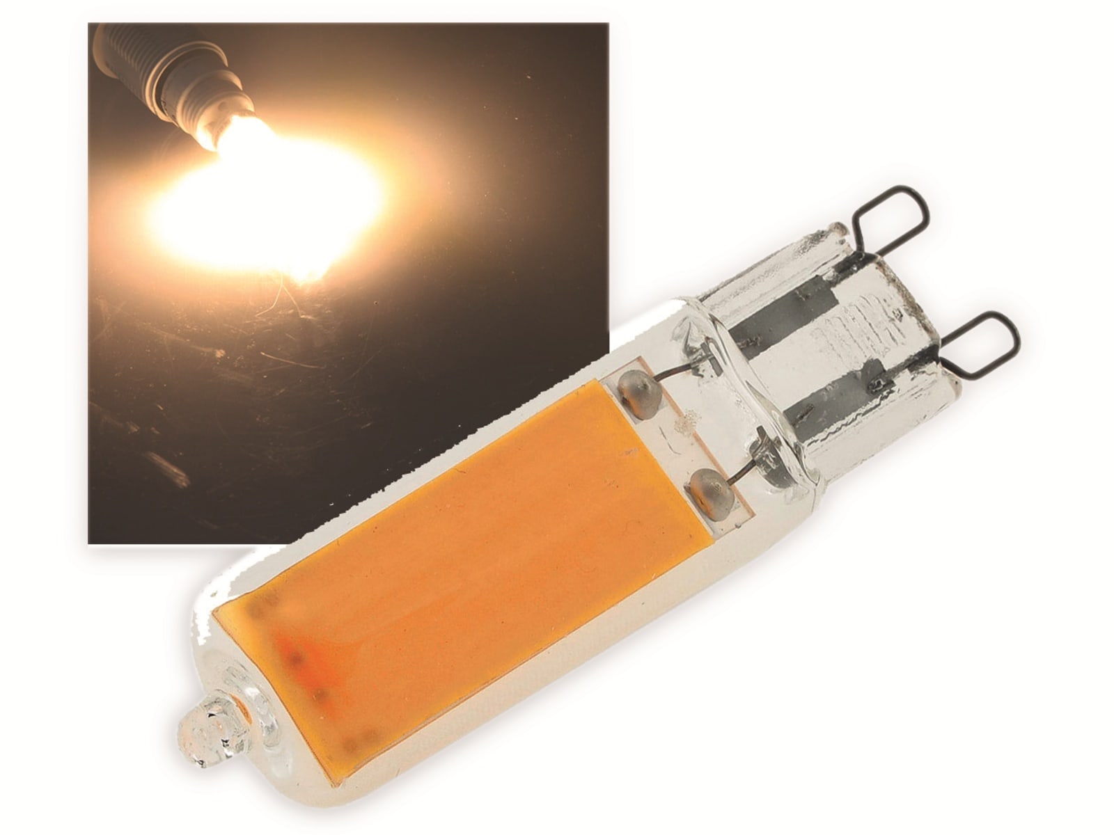 Image of CHILITEC LED-Lampe G9, EEK: E, 4 W, 500 lm, 3000 K, warmweiß