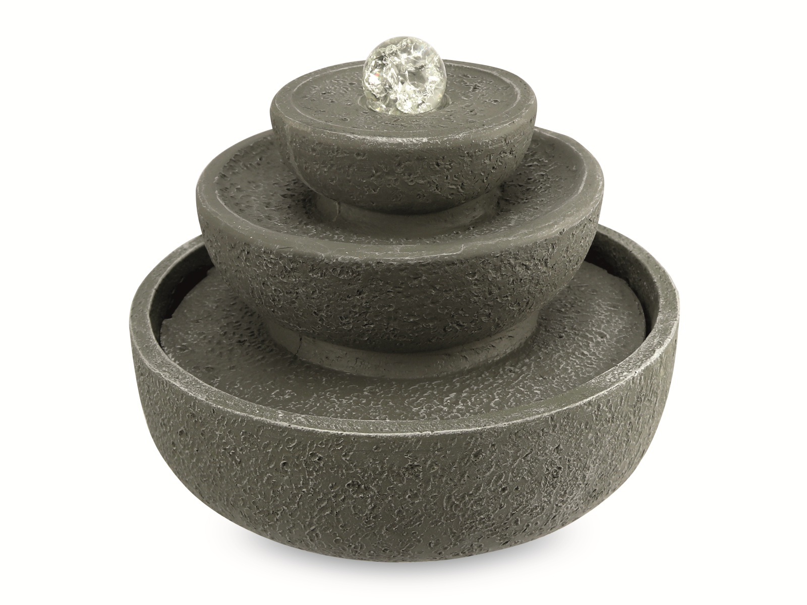 LED-Zimmerbrunnen, GT-RF-01, grau, B-Ware