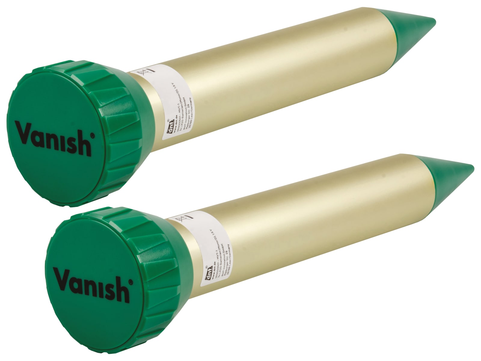 VANISH Maulwurfvertreiber MVT-1, 2 Stück