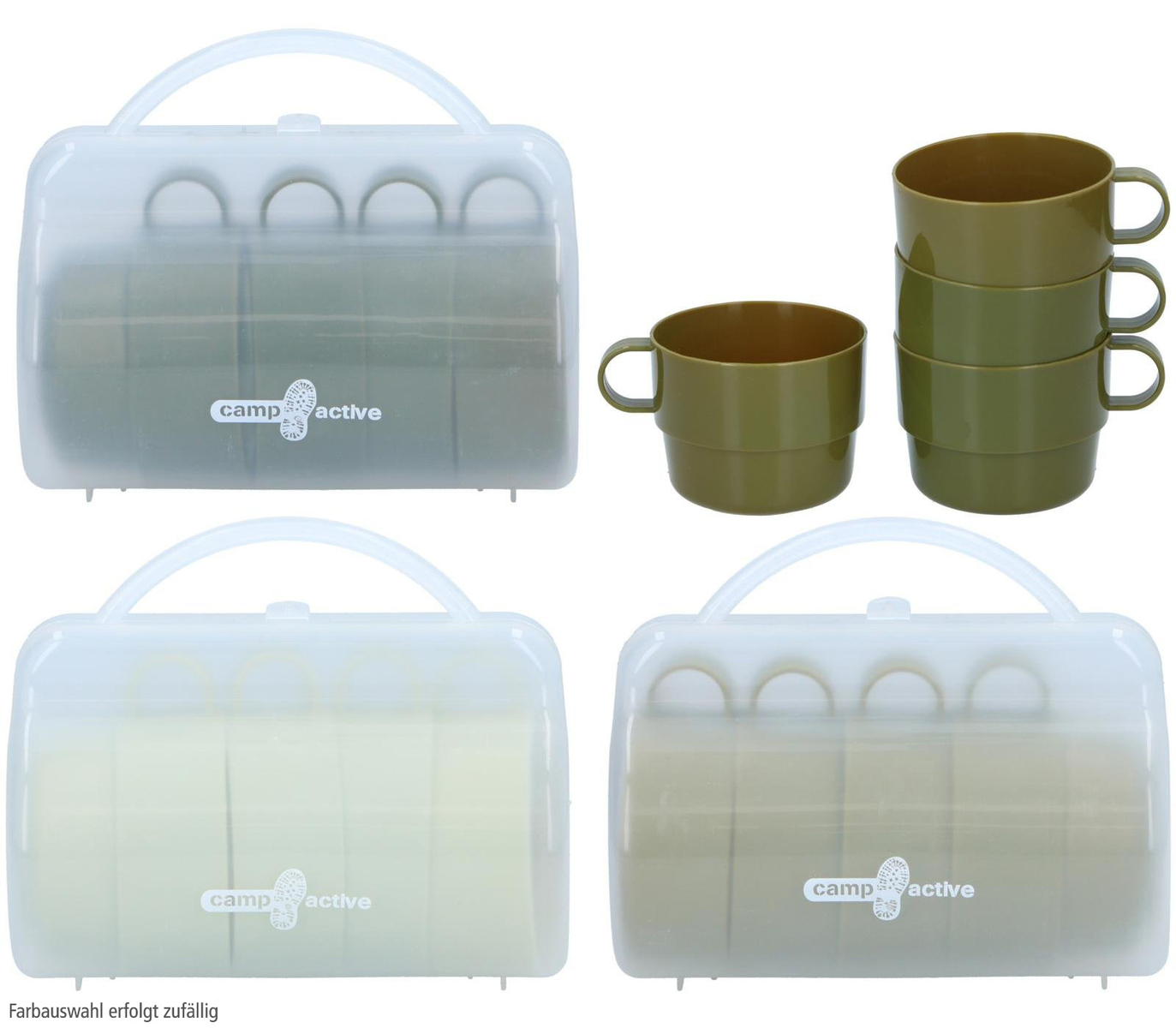 Image of CAMP ACTIVE Trinkbecher, 225 ml, 4 Stück