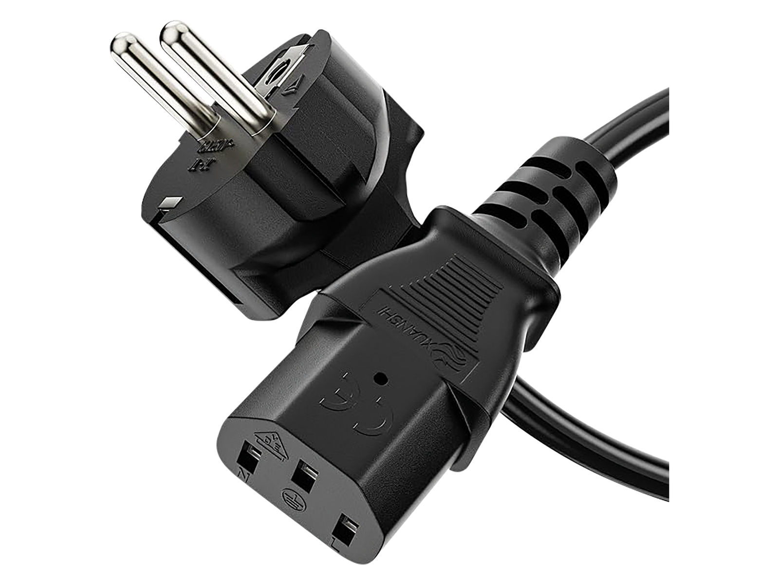 SON C13G-030B - Netzkabel - Schutzkontakt Stecker - Buchse (C13) sw 30 m