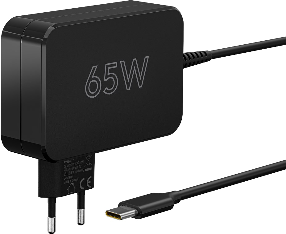 Image of GB 65419 - USB-C-Ladegerät für Laptops, 65 W, schwarz