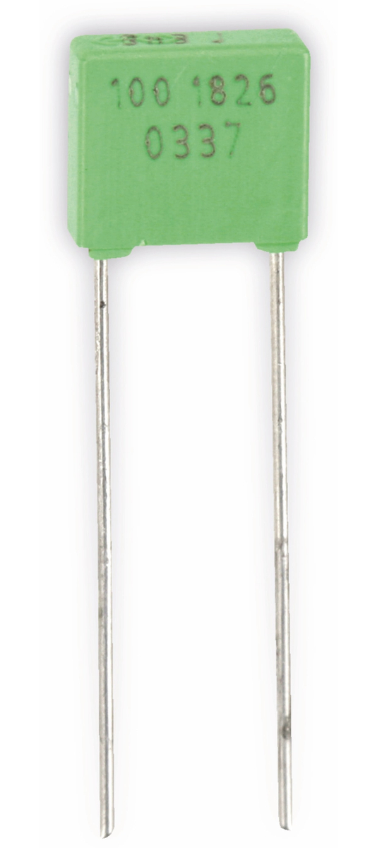 Folien-Kondensator, 3,3 nF, 100 V, radial, RM 5