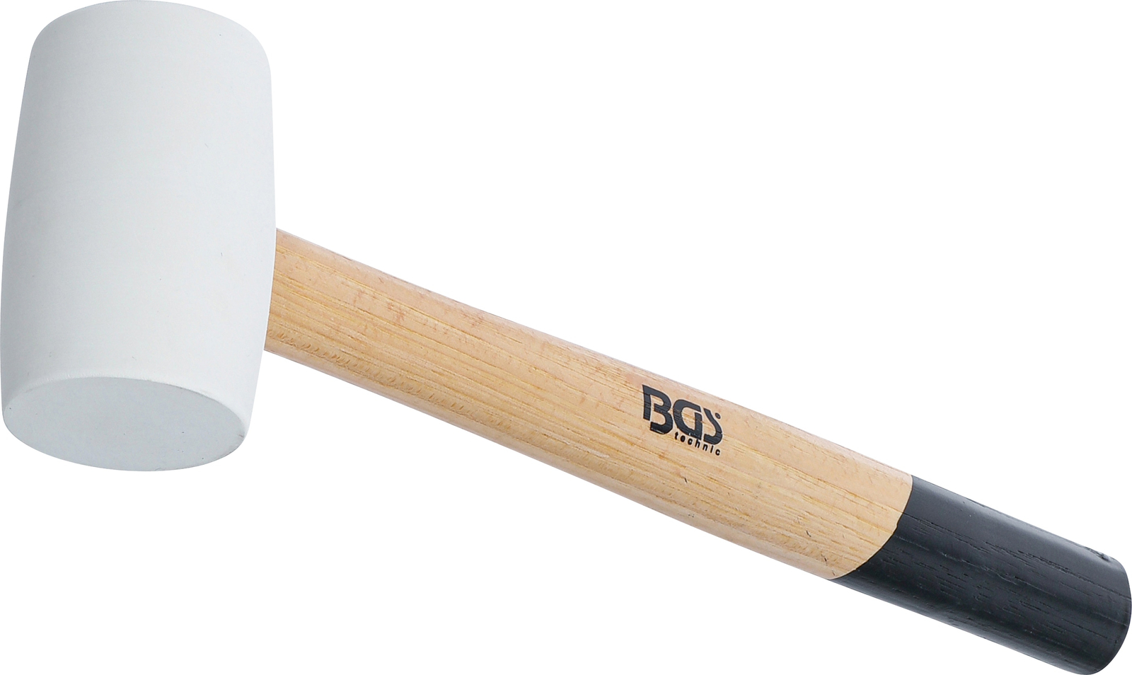 Image of BGS TECHNIC Gummihammer, 70138, Hickory-Stiel, 250 g, Ø 48 mm