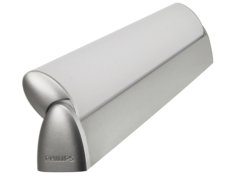 PHILIPS Wandleuchte Lamine, Grau, Aluminium, LED, 3000K, 11 W