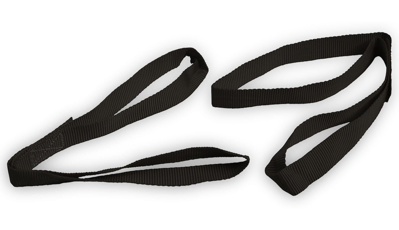10324 doppelschlaufen 2 stück 25 mm x 45 cm schwarz - LAS