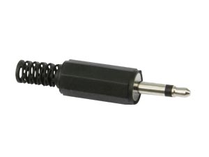 S-IMPULS Klinkenstecker, 3,5 mm, mono, Kunststoff, Knickschutz