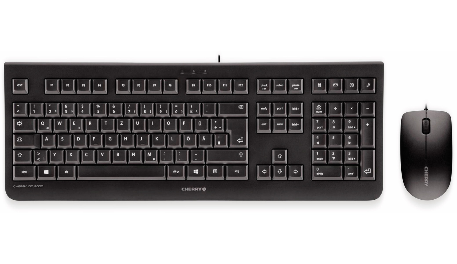 Image of CHERRY Tastatur- und Mausset DC 2000, schwarz